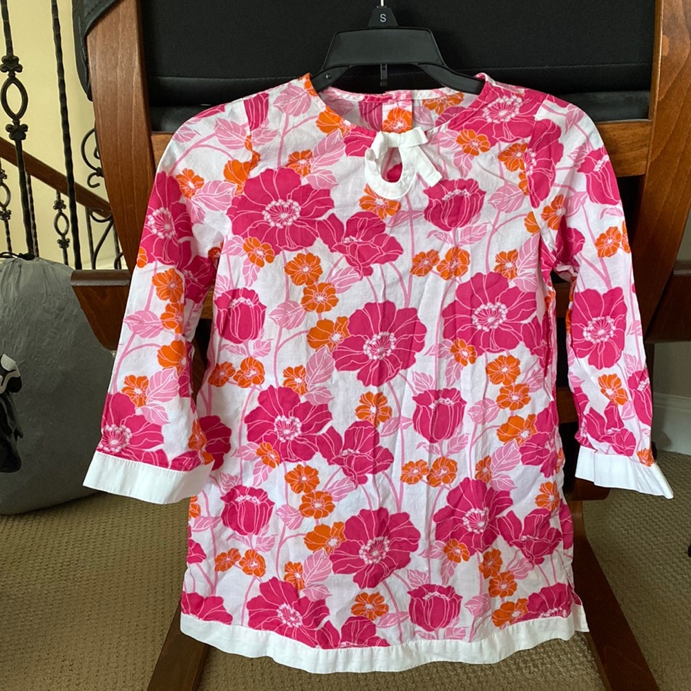 Janie and Jack swim cover up or dress, sz 6